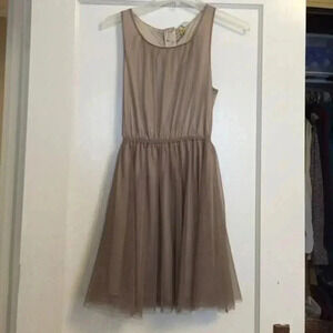 BNWT brownish tulle dress - size 4